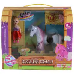 Set jucarie cu calut si papusa