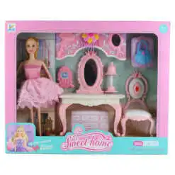 Papusa cu accesorii "Sweet Home"