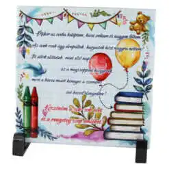 Placa decorativa "Mikor az oviba beleptem..."