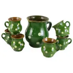 Cana pentru vin cu 6 cesti