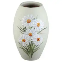 Vaza din ceramica pictat manual 12x21 CM