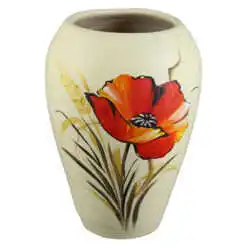 Vaza din ceramica pictat manual 10x14 CM