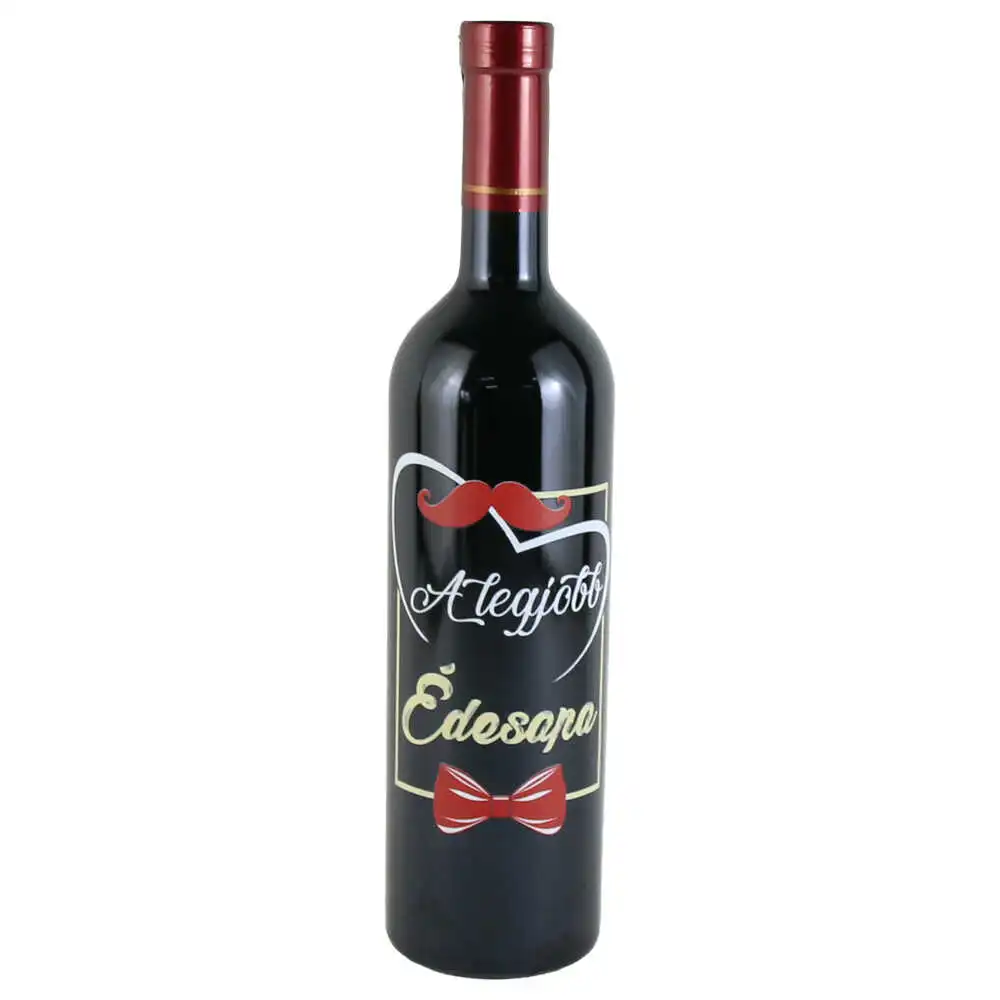 Vin rosu 750 ml "A legjobb Edesapa!" Vin rosu 750 ml "A legjobb Edesapa!"