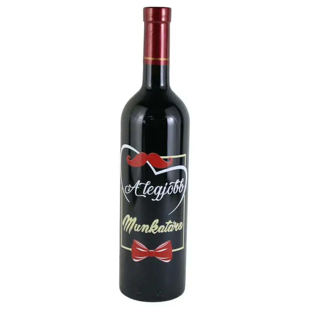 Vin rosu 750 ml "A legjobb Munkatars!" Vin rosu 750 ml "A legjobb Munkatars!"