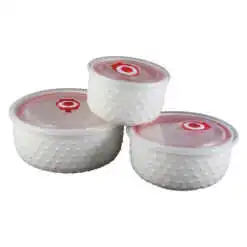 Set 3 caserole din ceramica