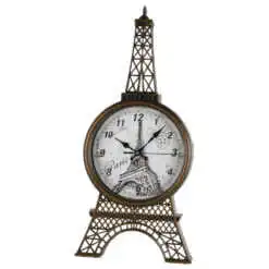 Ceas perete din plastic Turnul Eiffel 20x47 CM