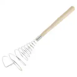 Batator spuma cu maner din lemn 8x33 CM