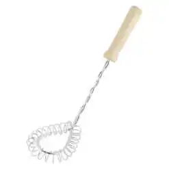 Batator spuma cu maner din lemn 7x28 CM