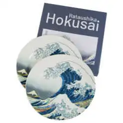 Set 2 farfurii desert 19 CM "The great Wave"de Hokusai