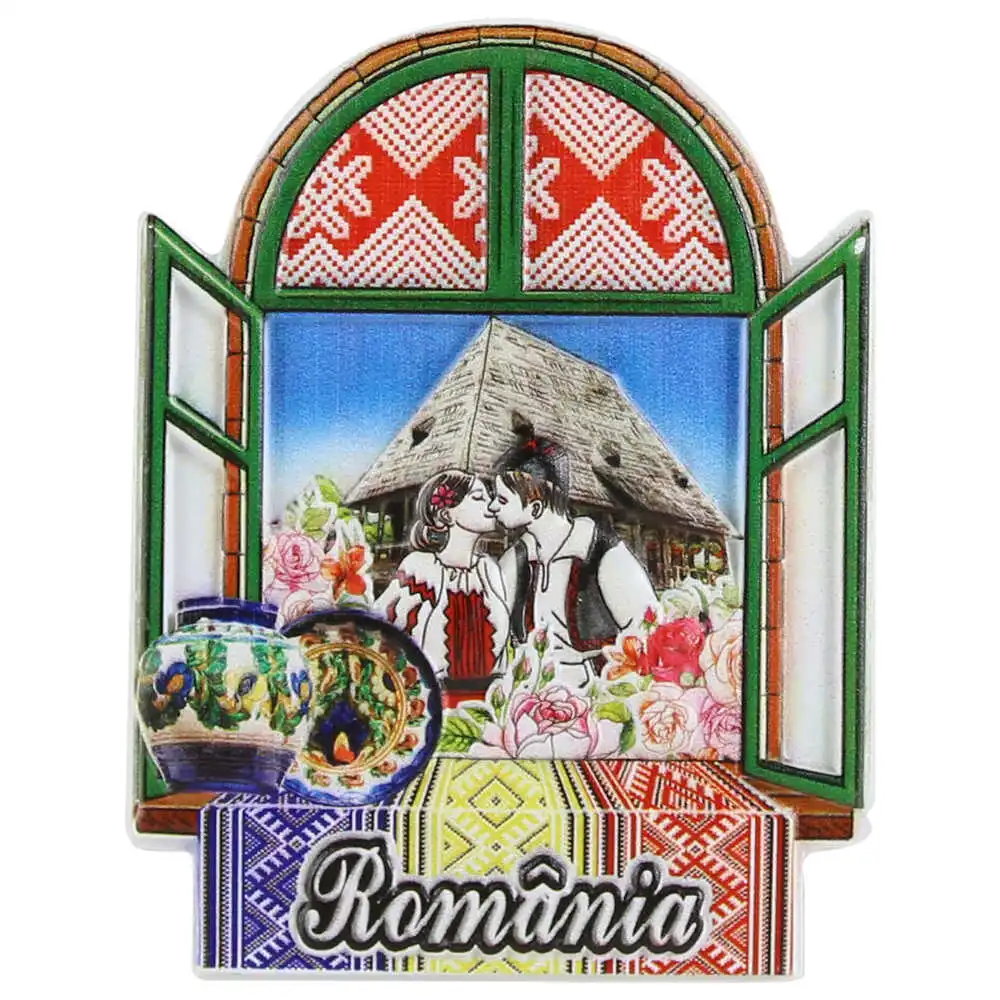 Magnet de frigider din rasina 6x8 CM