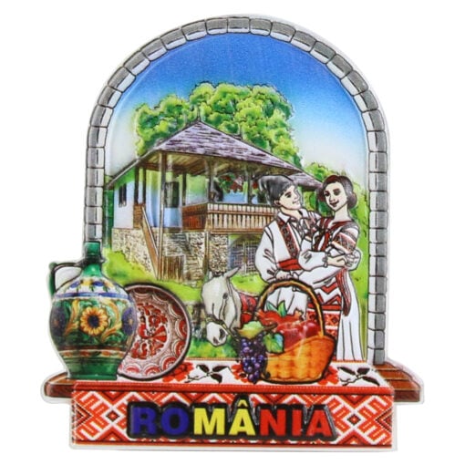 Magnet de frigider din rasina 6x7.5 CM