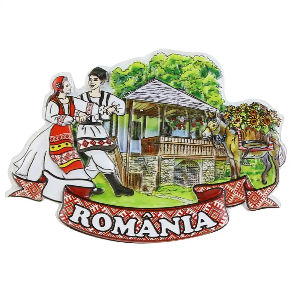 Magnet de frigider din rasina 9x6 CM