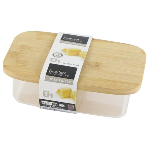 Untiera din plastic cu capac bambus 12.3x19 CM