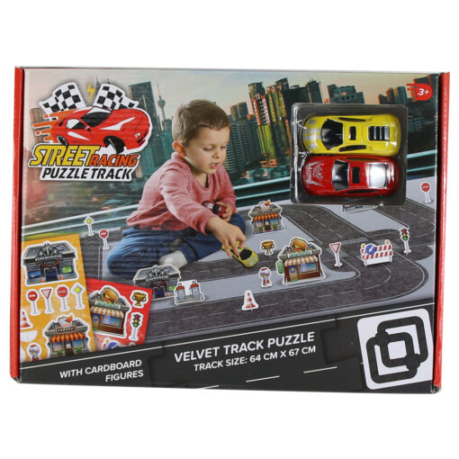 Set de joaca Street Racing cu 2 masinute