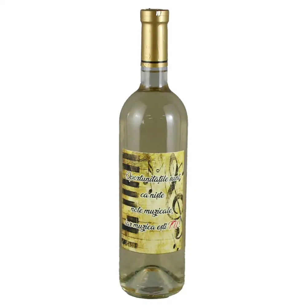 Vin alb 750 ml "Oportunitatile sunt...!" Vin alb 750 ml "Oportunitatile sunt...!"