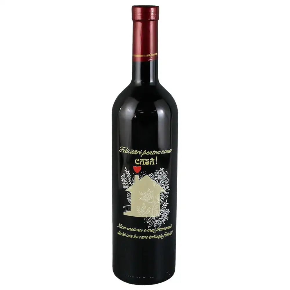 Vin rosu 750 ml "Felicitari pentru noua casa!" Vin rosu 750 ml "Felicitari pentru noua casa!"