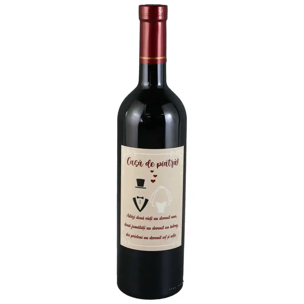 Vin rosu 750 ml "Casa de piatra!" Vin rosu 750 ml "Casa de piatra!"