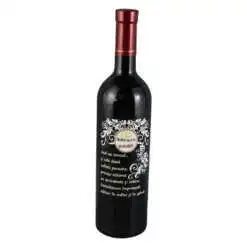 Vin rosu 750 ml "Aniversare fericita!"