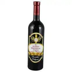 Vin rosu 750 ml "Egy eletet dolgoztal munkadon..."