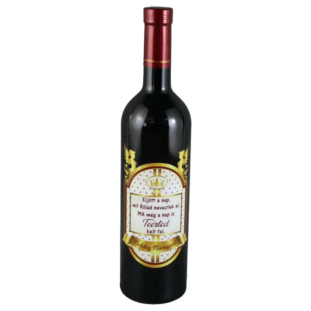 Vin rosu 750 ml "Boldog Nevnapot..." Vin rosu 750 ml "Boldog Nevnapot..."