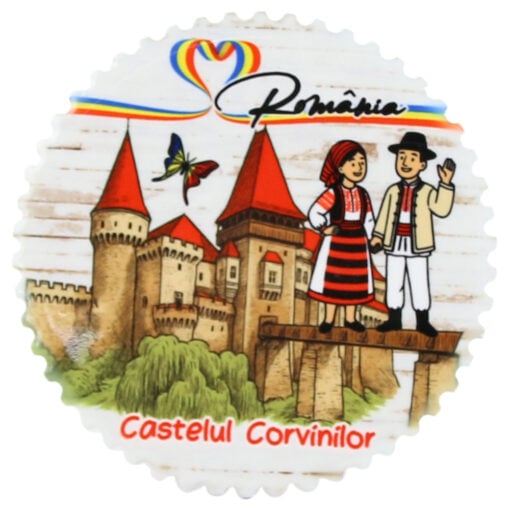 Magnet din ceramica "Romania