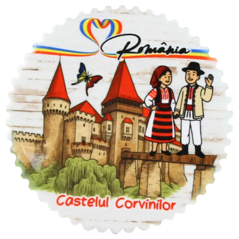 Magnet din ceramica "Romania