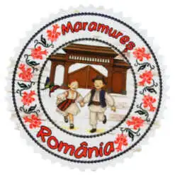 Magnet din ceramica "Romania