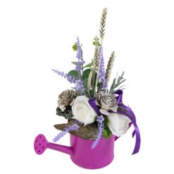 Aranjament floral cu plante uscate in stropitoare 35 CM