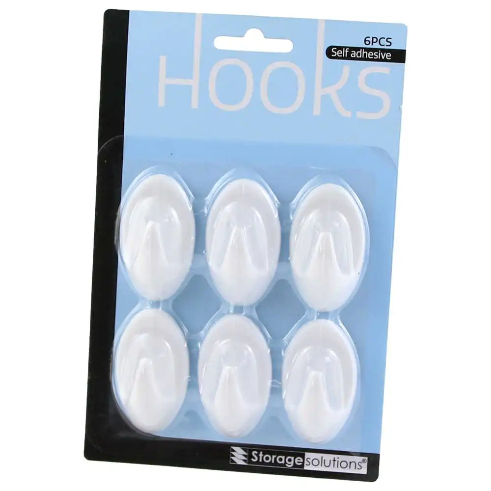 Set agatatori autoadezive din plastic 12/8/6/4 buc.