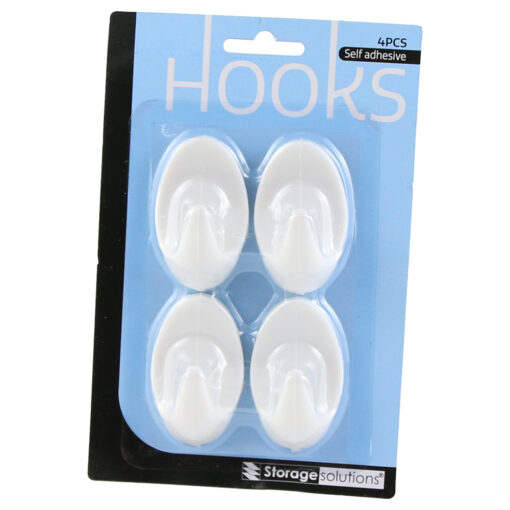 Set agatatori autoadezive din plastic 12/8/6/4 buc.