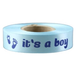 Banda satinata "It's a Boy" 15 mmx10 m