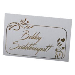 Set 10 etichete din hartie "Boldog Szuletesnapot!"