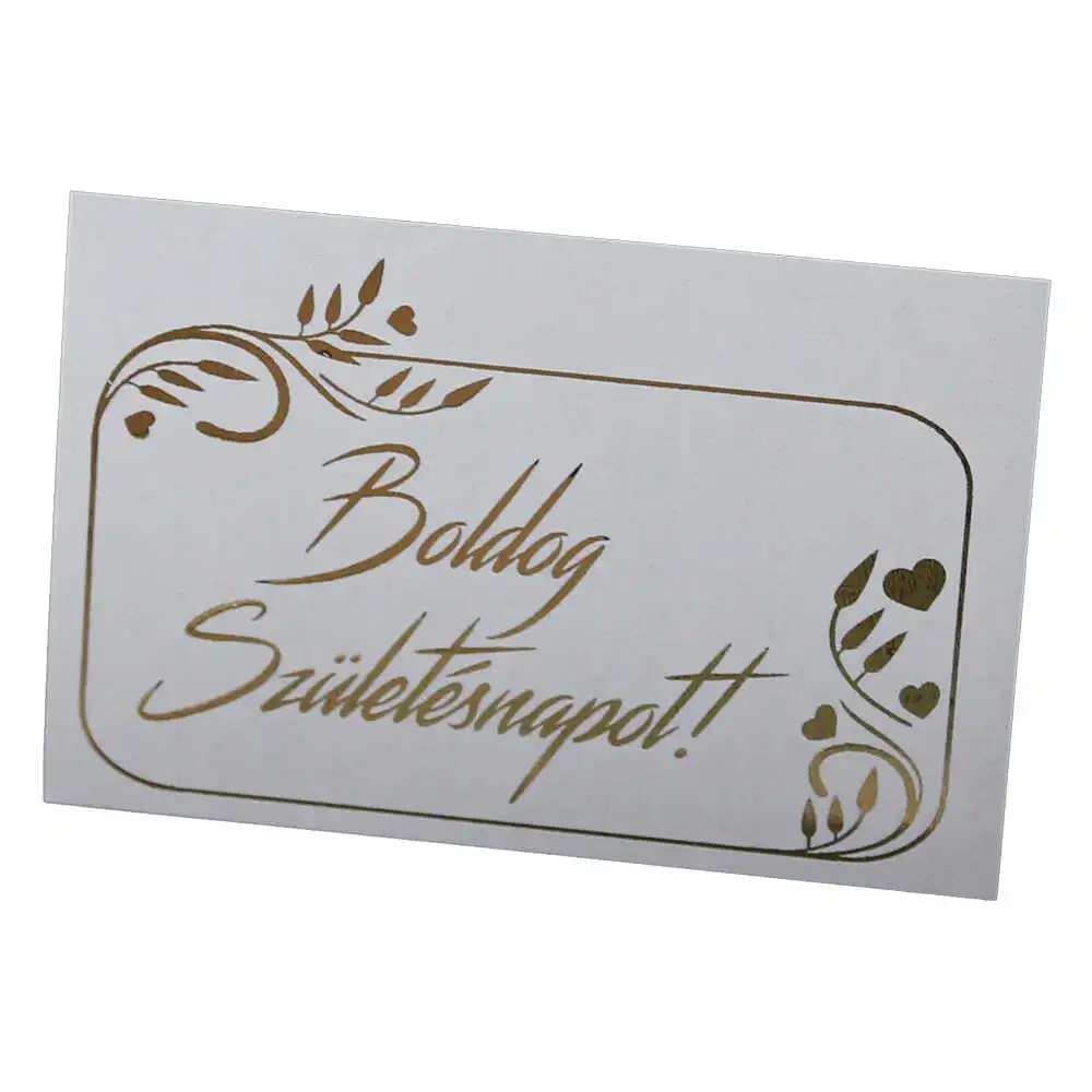 Set 10 etichete din hartie "Boldog Szuletesnapot!" Set 10 etichete din hartie "Boldog Szuletesnapot!"