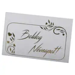 Set 10 etichete din hartie "Boldog Nevnapot!"