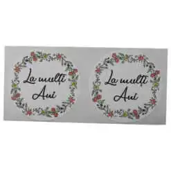 Set 20 de stickere rotunde 4.5 CM