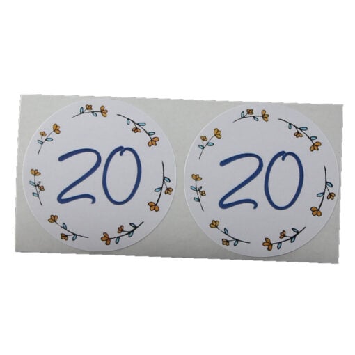 Set 20 de stickere rotunde 4.5 CM