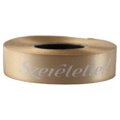 Banda satinata "Szeretettel" 15 mmx10 m