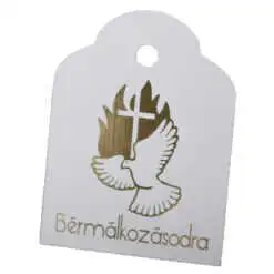 Set 10 etichete din hartie "Szeretettel!"