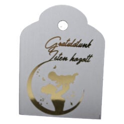 Set 10 etichete din hartie "Gratulalunk