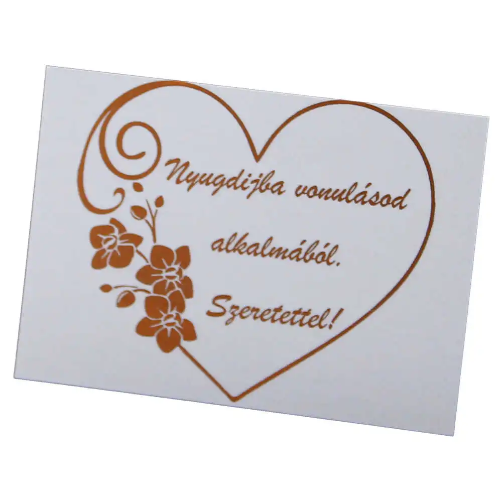 Set 10 etichete din hartie "Gratulalunk