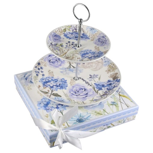 Platou etajat cu 2 nivele din ceramica