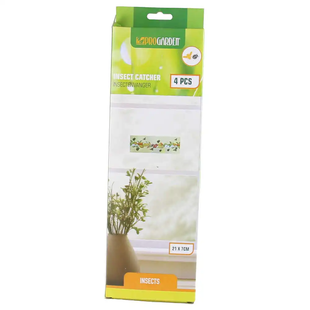 Set 4 benzi adezive pentru insecte 21x7 CM Set 4 benzi adezive pentru insecte 21x7 CM