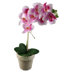 Orhidee artificiala in ghiveci plastic 38 CM