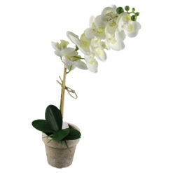 Orhidee artificiala in ghiveci plastic 38 CM