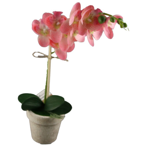 Orhidee artificiala in ghiveci plastic 38 CM