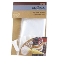 Sac patiserie 10 buc. cu 3 capete pentru ornat tort
