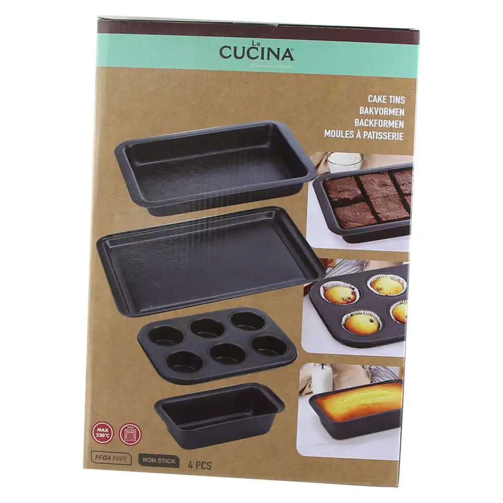 Set de 4 tavi de copt