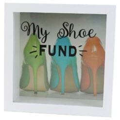 Pusculita din mdf si sticla Family Fund 15x15x5 CM