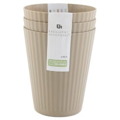 Set 3 pahare din plastic 300 ml