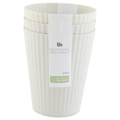 Set 3 pahare din plastic 300 ml